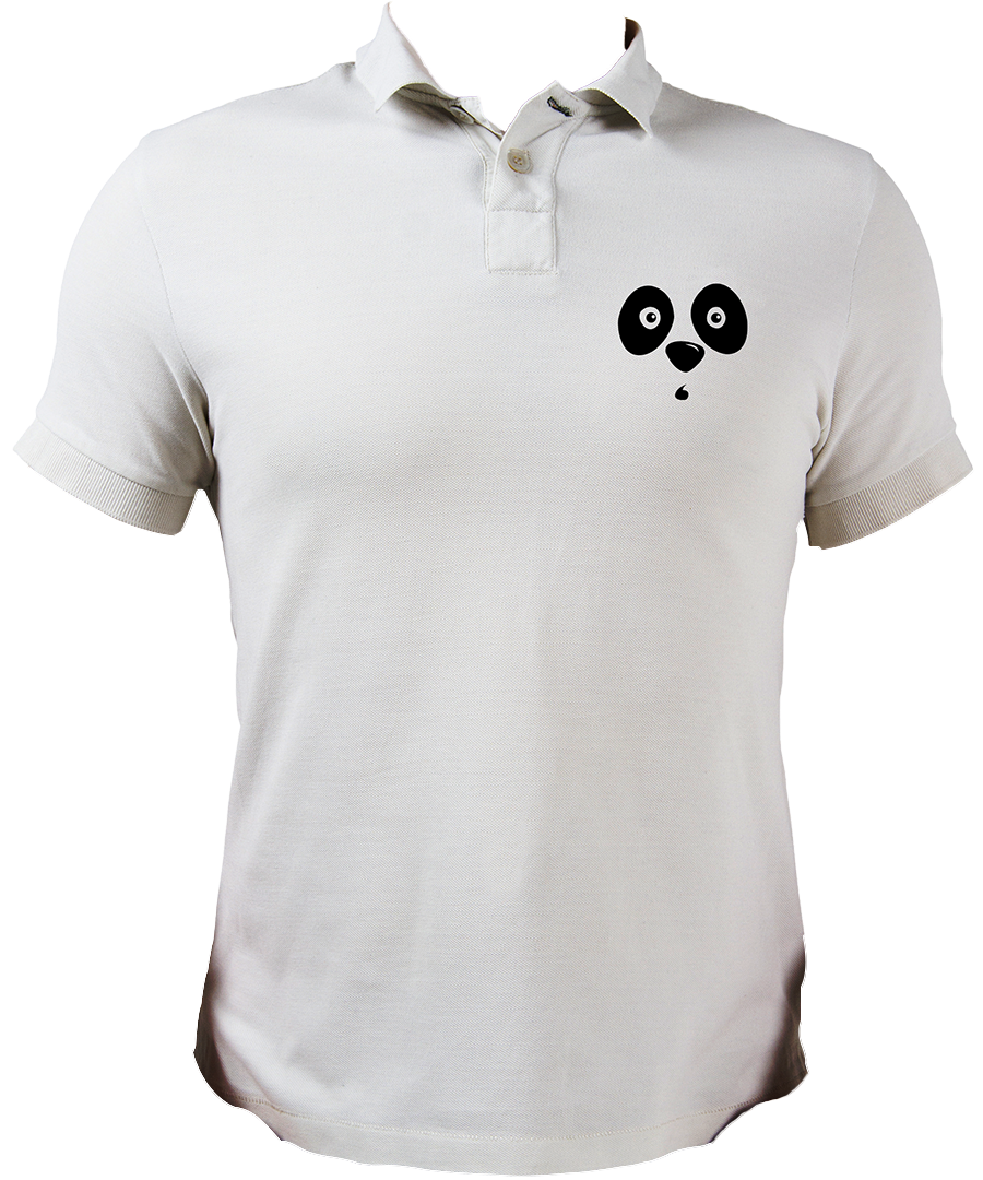 Shocked Panda Unisex Polo