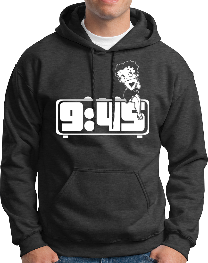 "Get your punjabi vibes on with the 9:45 unisex hoodie! Stay cozy and warm this winter while enjoying your favorite songs. Made with the best quality material and at a great price, this hoodie is perfect for all the song lovers out there. Don't miss out on the famous 9:45 song (and hoodie)!"