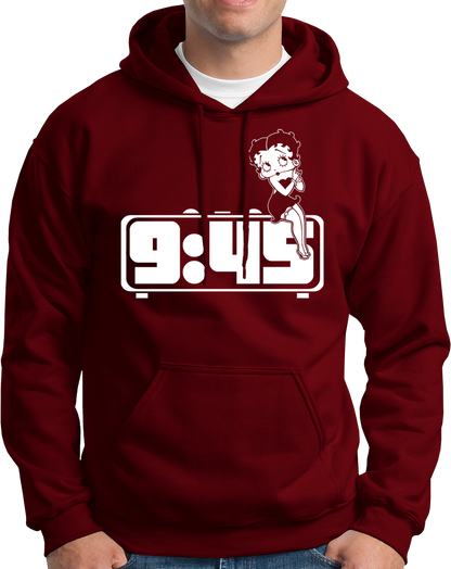 "Get your punjabi vibes on with the 9:45 unisex hoodie! Stay cozy and warm this winter while enjoying your favorite songs. Made with the best quality material and at a great price, this hoodie is perfect for all the song lovers out there. Don't miss out on the famous 9:45 song (and hoodie)!"