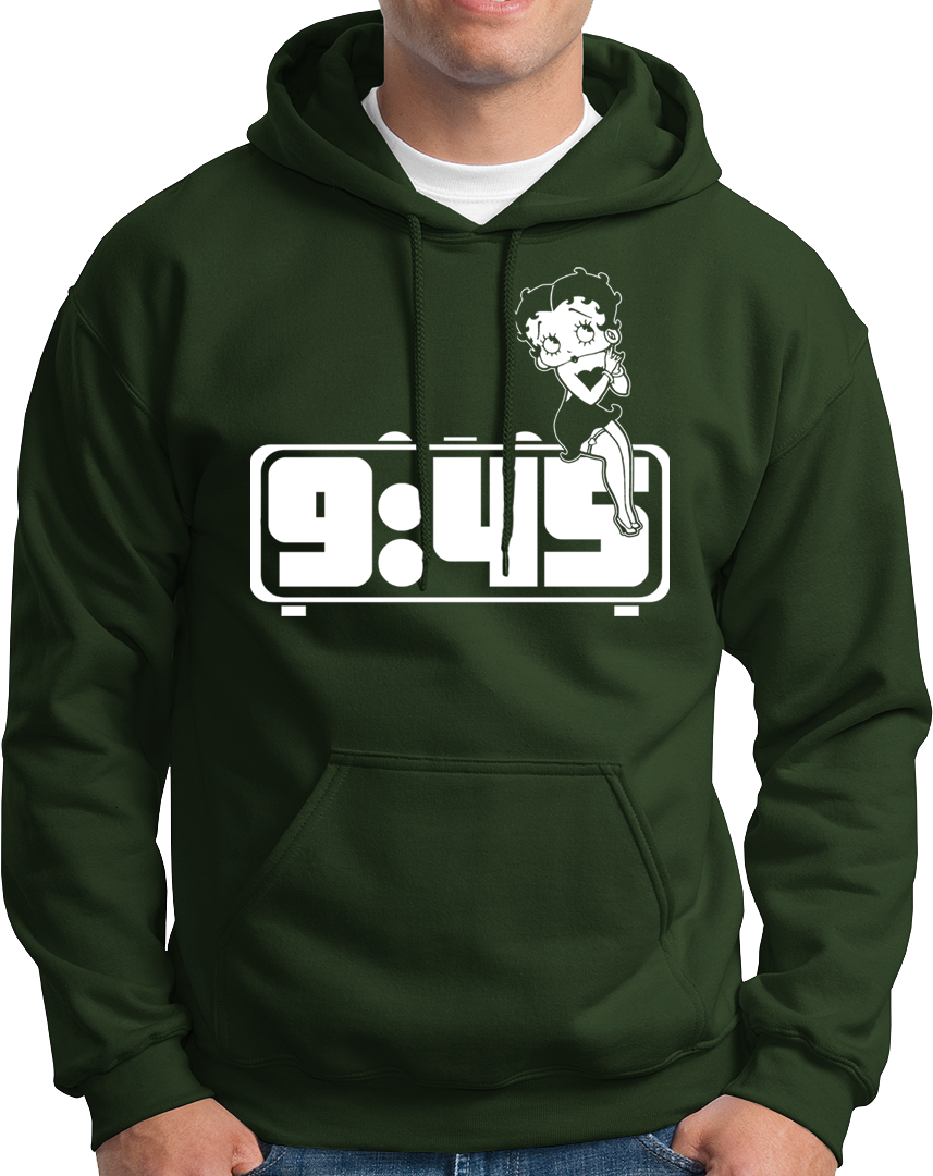 "Get your punjabi vibes on with the 9:45 unisex hoodie! Stay cozy and warm this winter while enjoying your favorite songs. Made with the best quality material and at a great price, this hoodie is perfect for all the song lovers out there. Don't miss out on the famous 9:45 song (and hoodie)!"