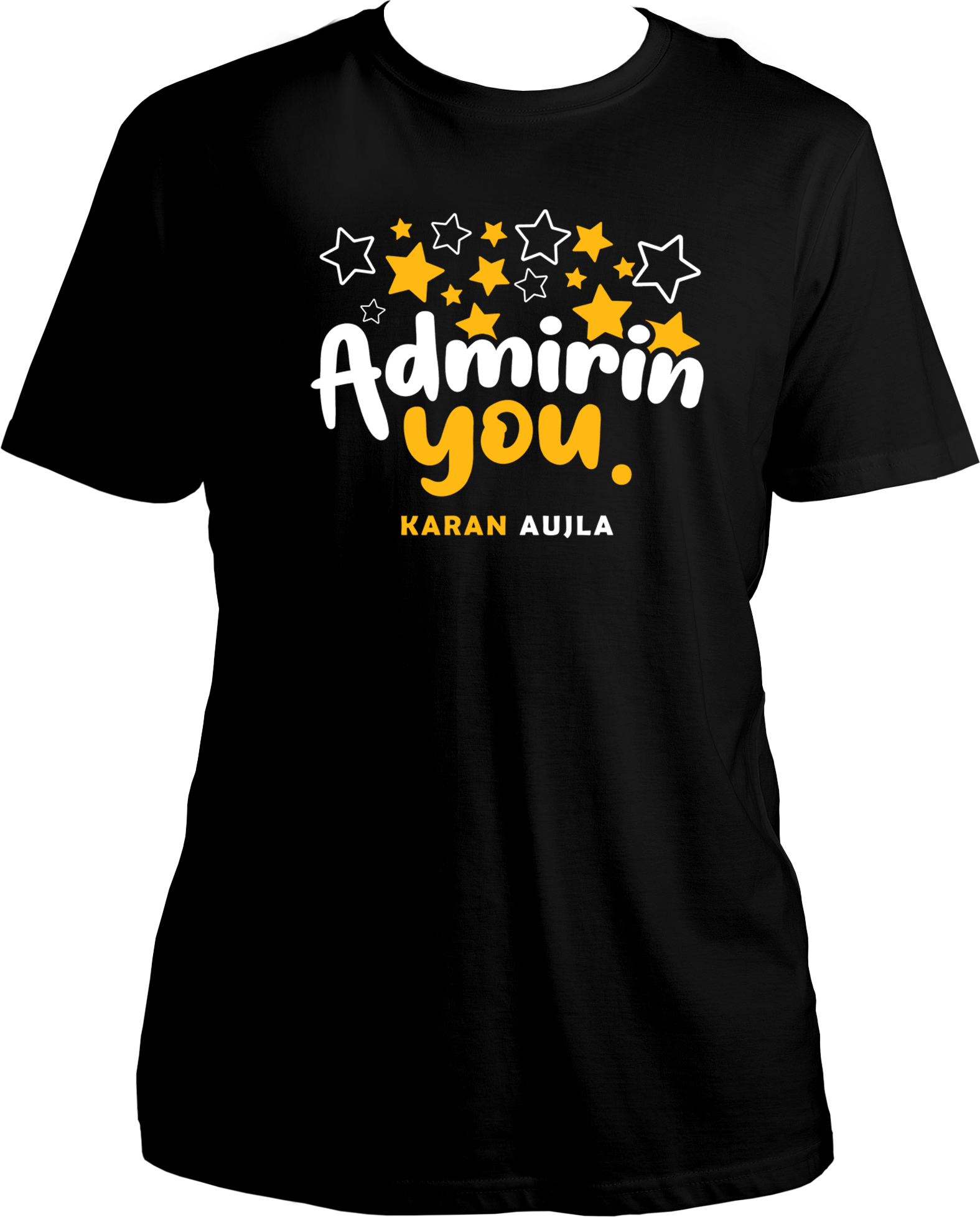 Admirin' You Karan Aujla T-Shirt with a sleek design, ideal for concerts and fans of Punjabi music.