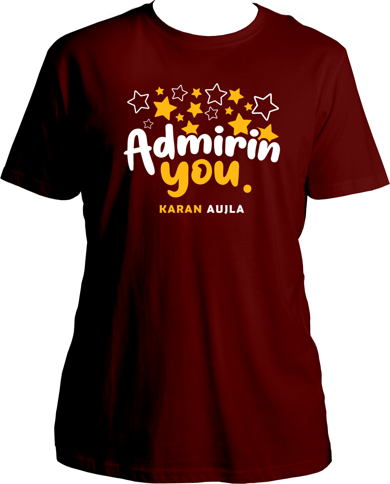 Admirin' You Karan Aujla T-Shirt with a sleek design, ideal for concerts and fans of Punjabi music.