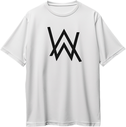 "Alan Walker oversized unisex t-shirt front view "