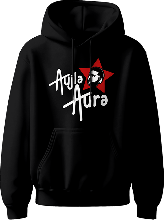 Aujla Aura Karan Aujla Unisex Hoodie featuring bold design inspired by Karan Aujla’s iconic style, perfect for concerts and fans of Punjabi music.
