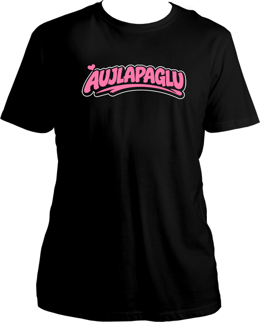 Aujlapaglu Karan Aujla unisex black t-shirt for Punjabi music fans