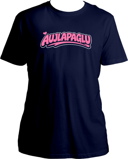 Aujlapaglu Karan Aujla unisex navy blue t-shirt concert streetwear