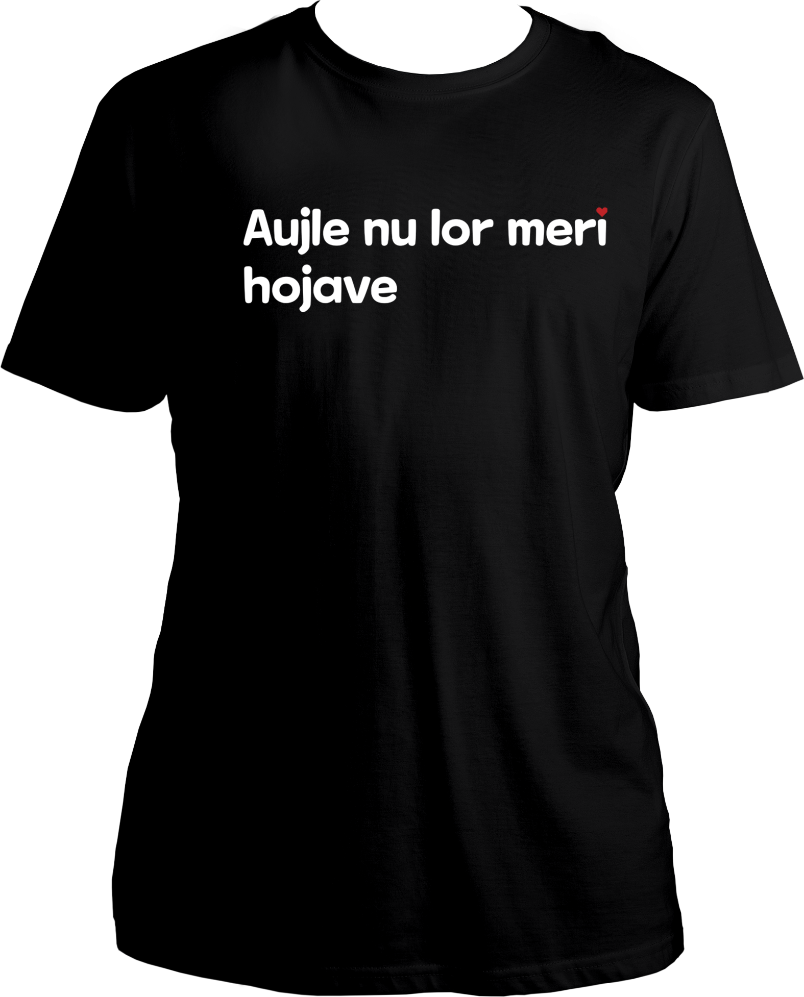Aujle Nu Lor Meri Karan Aujla Unisex T-Shirt featuring the iconic phrase for girl fans and music lovers, perfect for concerts and casual wear.