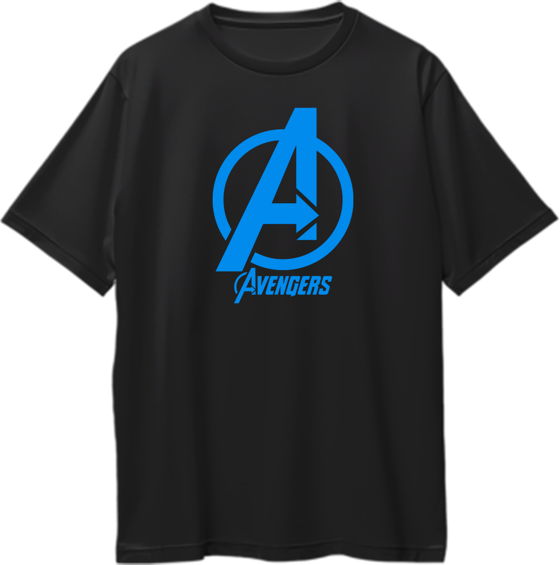 Oversized unisex t-shirt featuring a graphic symbolizing a united team of heroes ready to protect the world.