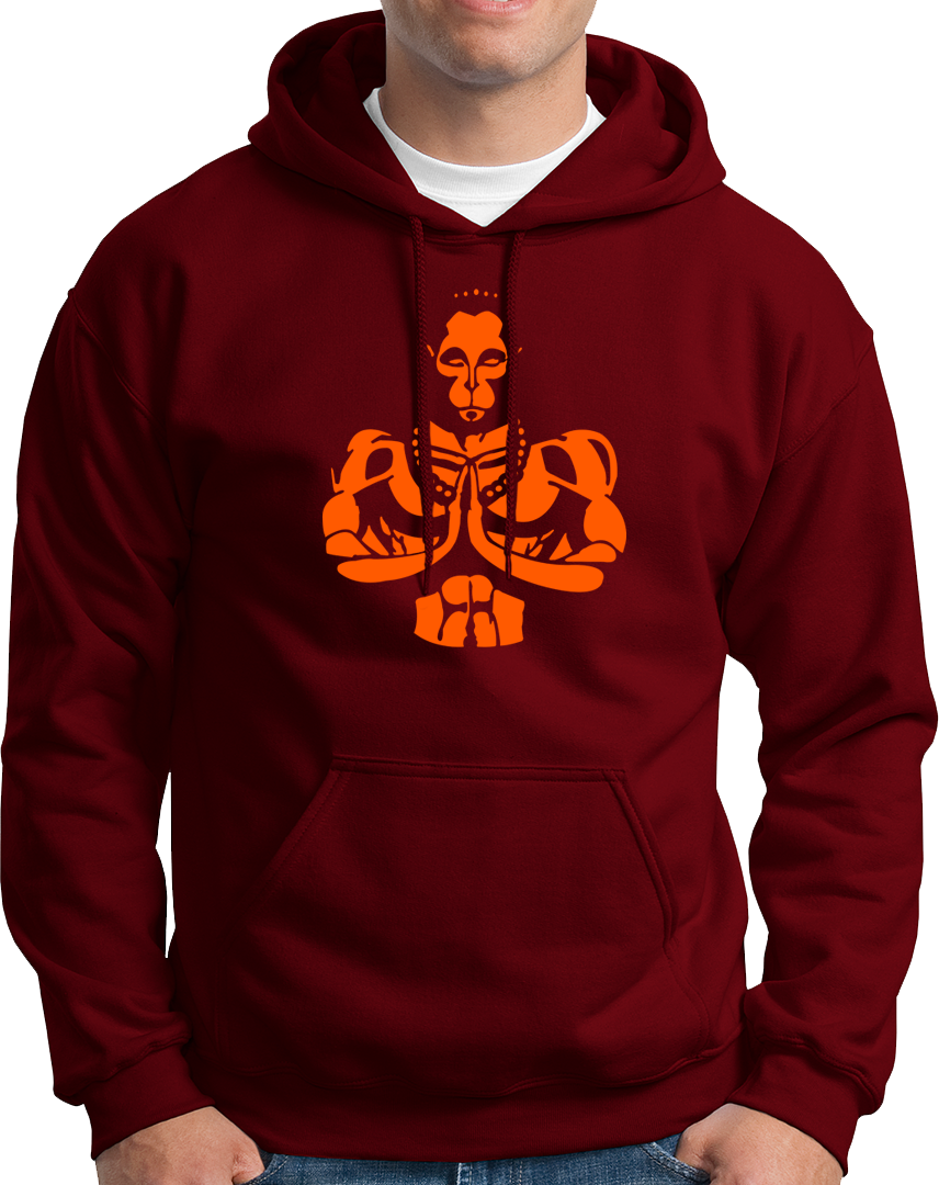 The supreme super hero, our beloved Hanuman Ji. We all love him & we all admire him. We always chant his name whenever we are scared of something. So if you are a BAJRANGBALI devotee, we bring this amazing printed hoodies for you all. Order this design in your favorite color.