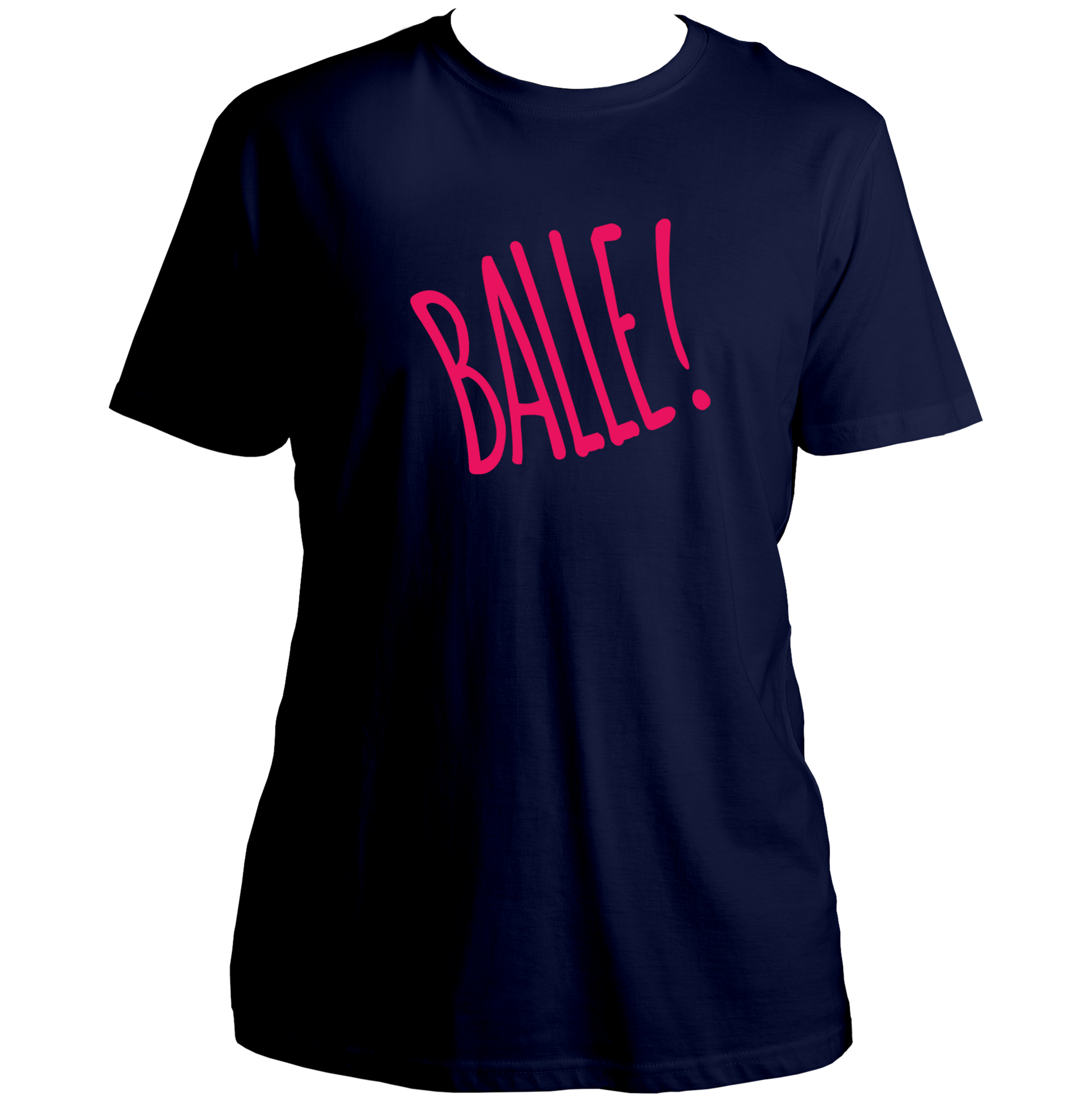 Navy Blue Balle Punjabi Unisex T-Shirt with Balle typography artwork by Garrari