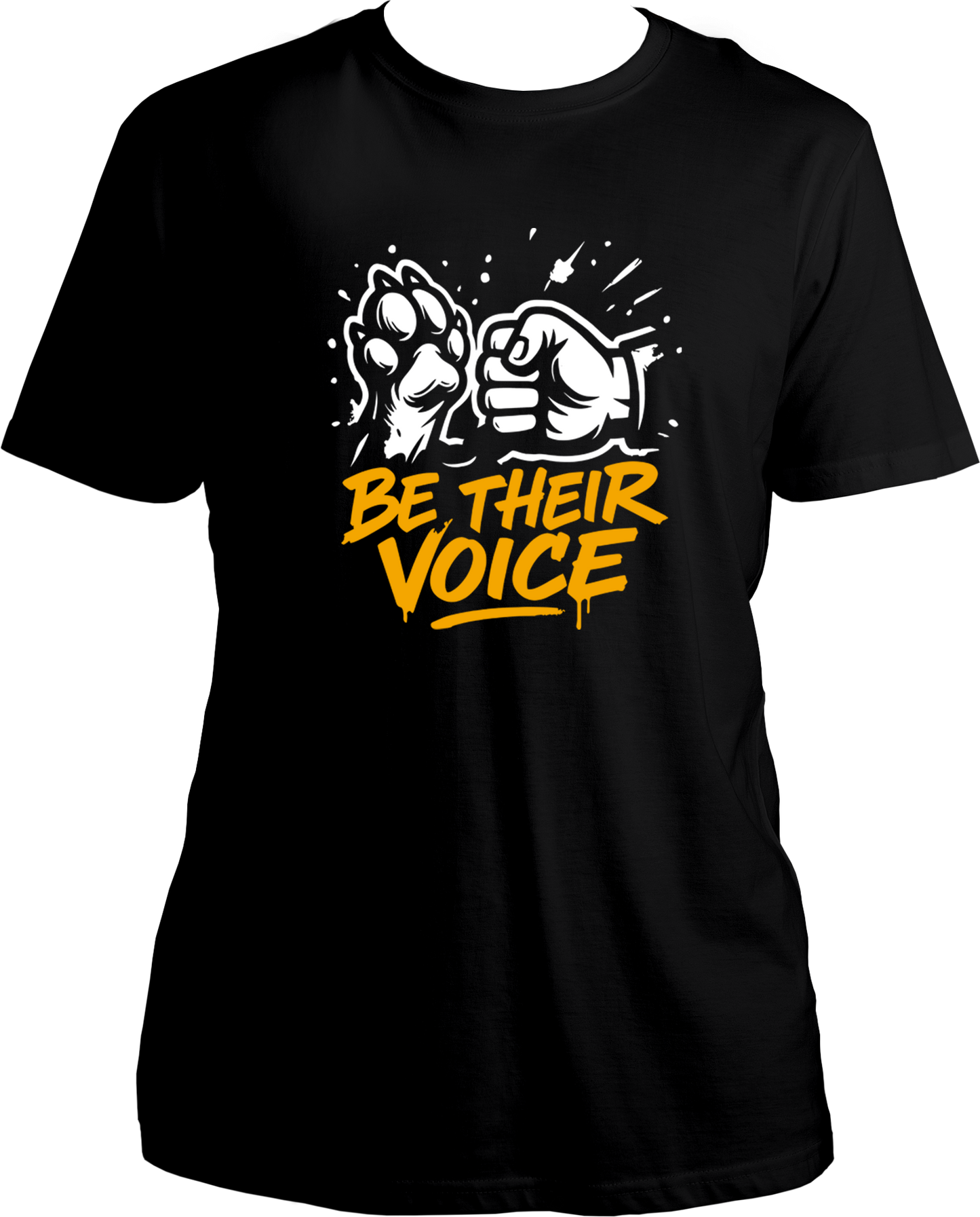 Animal advocacy unisex tee for dog lovers, pet parents, and activists.