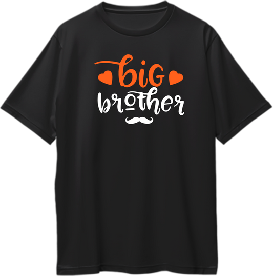 Big Brother oversized unisex t-shirt for Rakhi, Bhai Dooj, and birthday gifting
