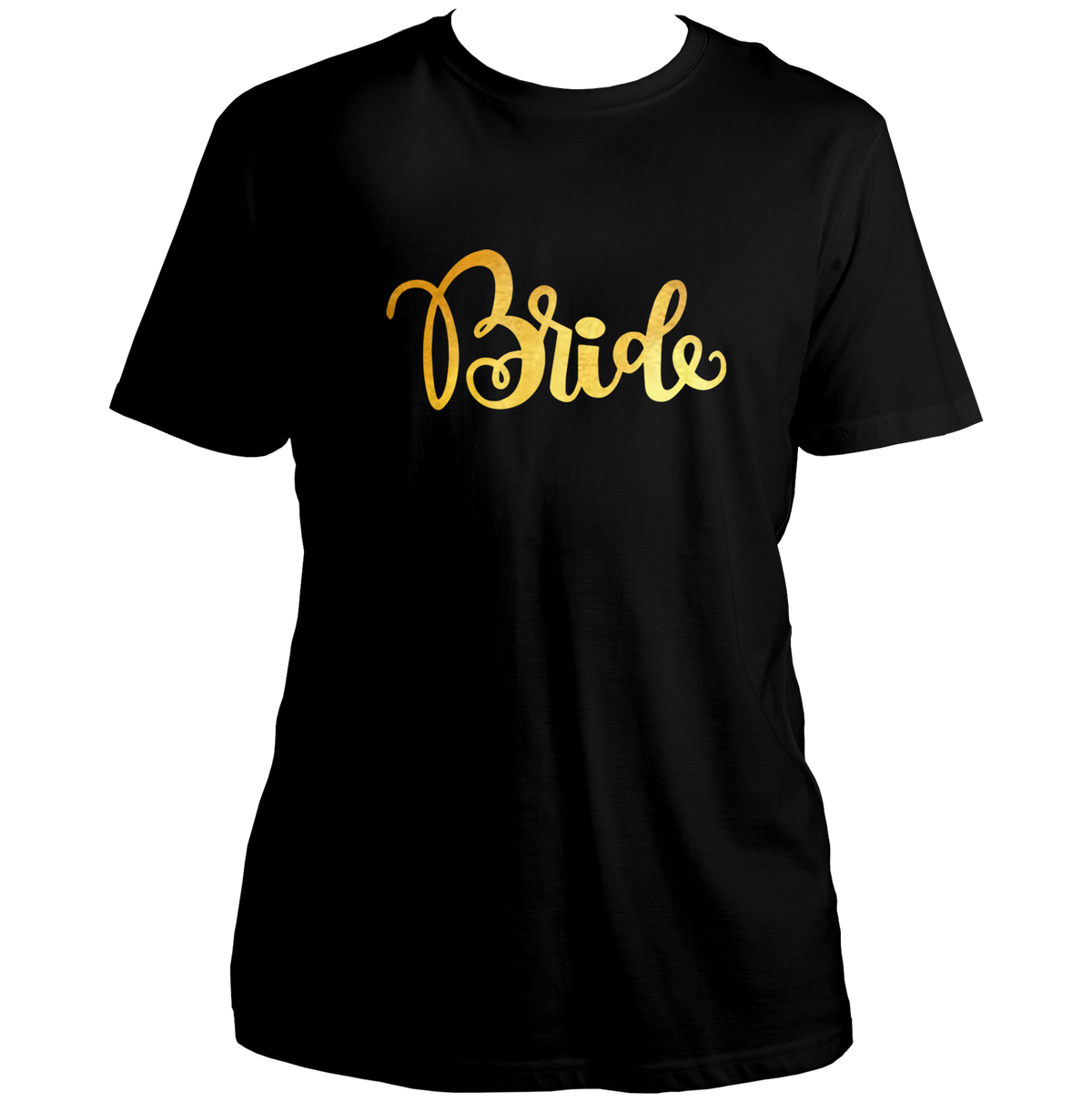 Bride Golden Matte Reflective Unisex T-Shirt