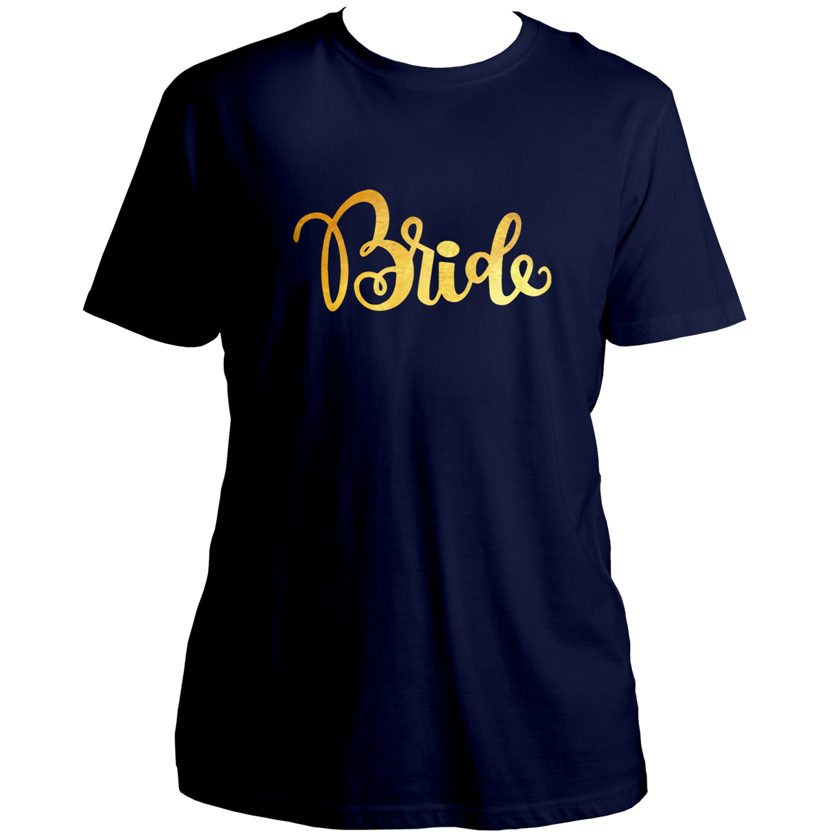 Bride Golden Matte Reflective Unisex T-Shirt