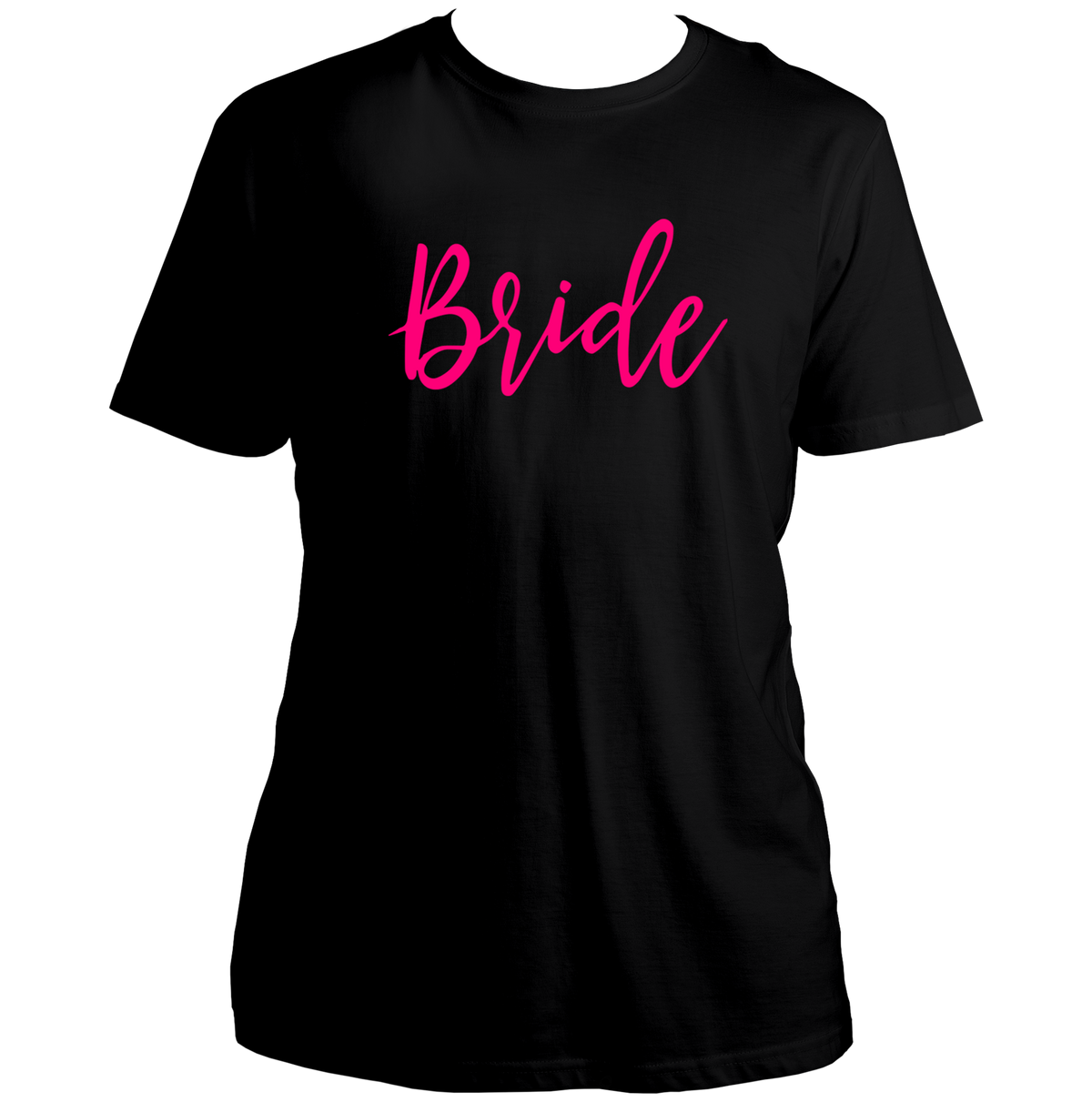 Black Bride Unisex T-Shirt by Garrari for bridal weekend and pre-wedding photoshoot