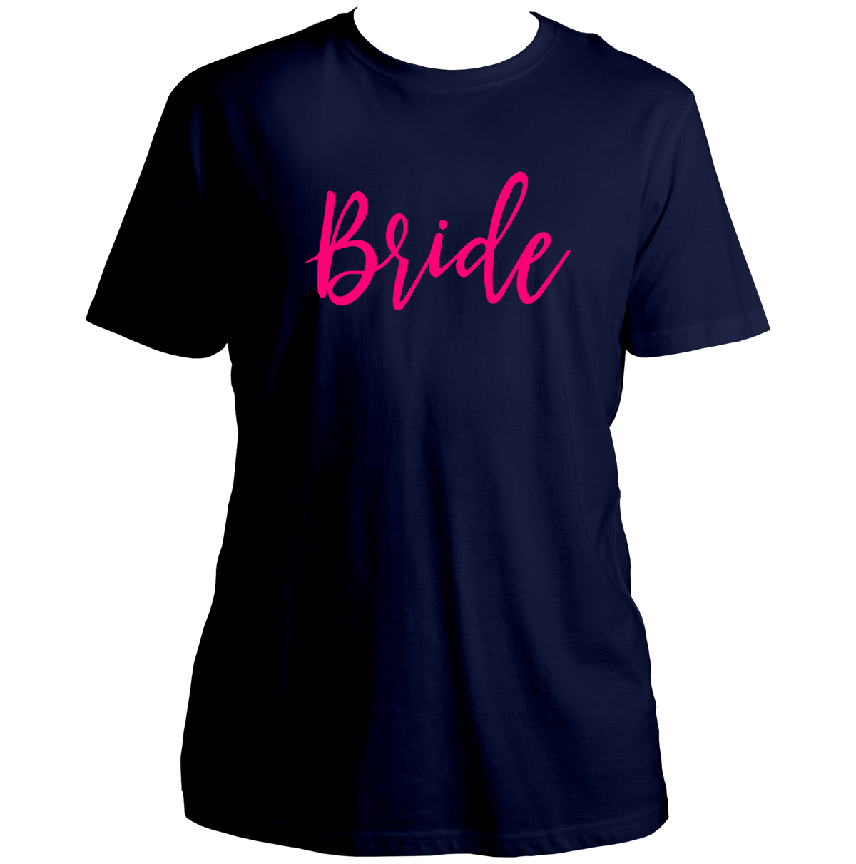 Navy Blue Bride Unisex T-Shirt by Garrari for bachelorette party and final girls’ trip