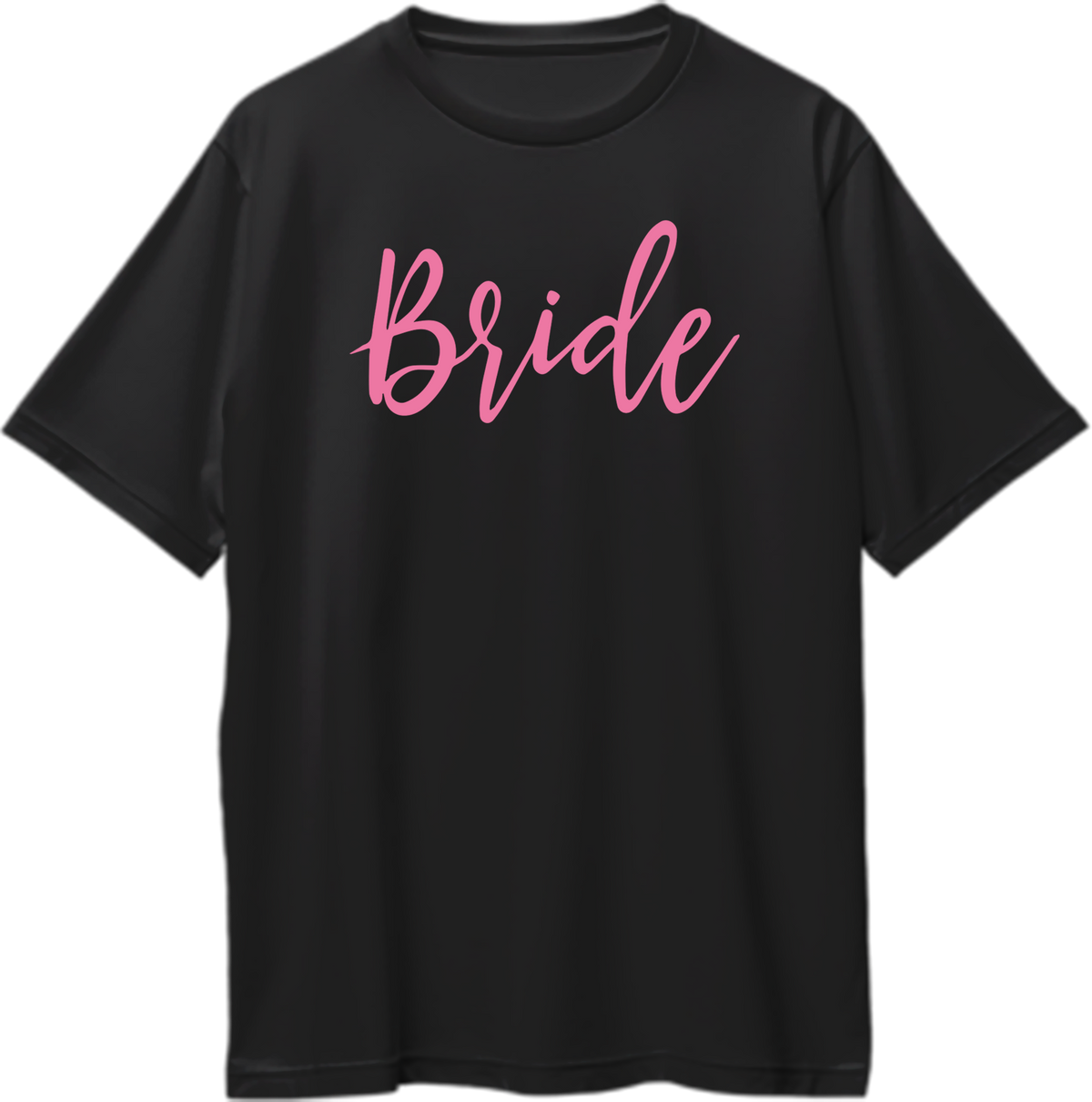 Black Bride Oversized T-Shirt by Garrari for bridal weekend, girls’ trip and pre-wedding photoshoot
