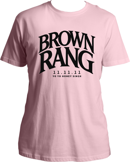 Brown Rang Unisex T-Shirt – Inspired by Yo Yo Honey Singh’s legendary track, this premium cotton tee is the ultimate hip-hop fashion statement. Available at Garrari.com!
