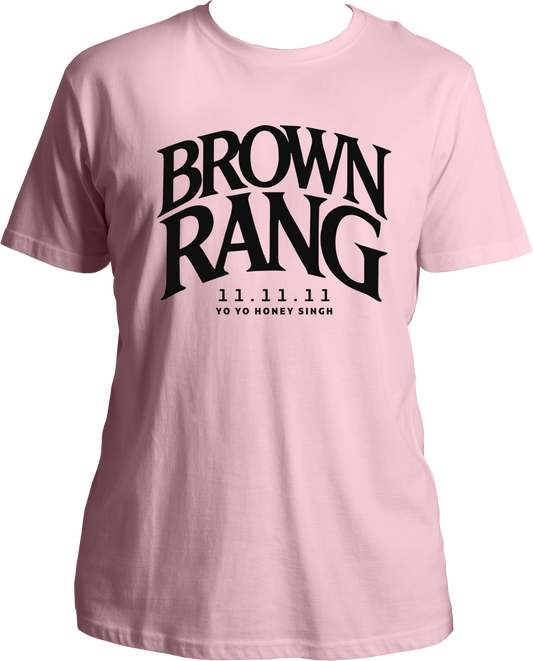 Brown Rang Unisex T-Shirt – Inspired by Yo Yo Honey Singh’s legendary track, this premium cotton tee is the ultimate hip-hop fashion statement. Available at Garrari.com!