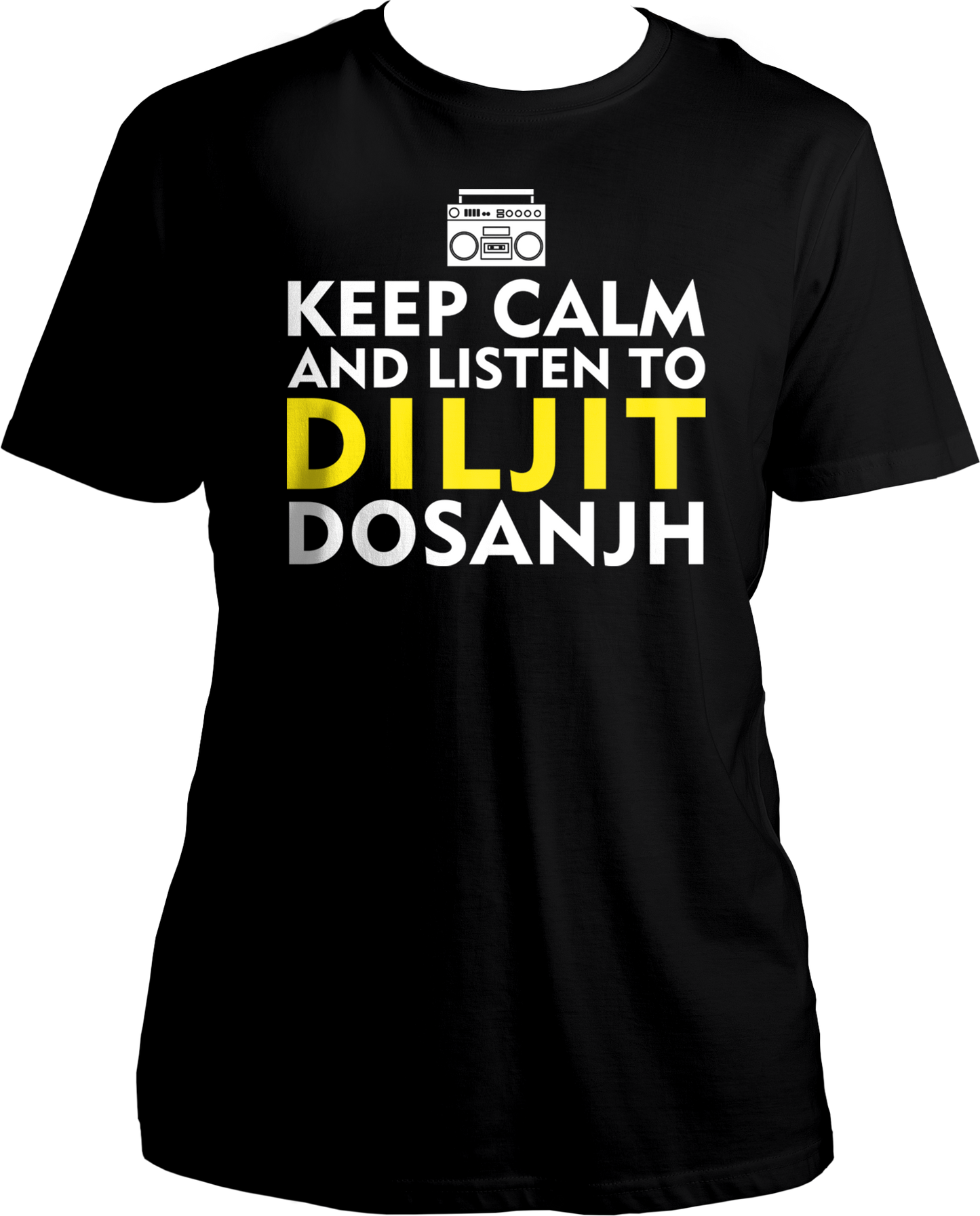 Keep Calm And Listen To Diljit Dosanjh Unisex T-Shirts