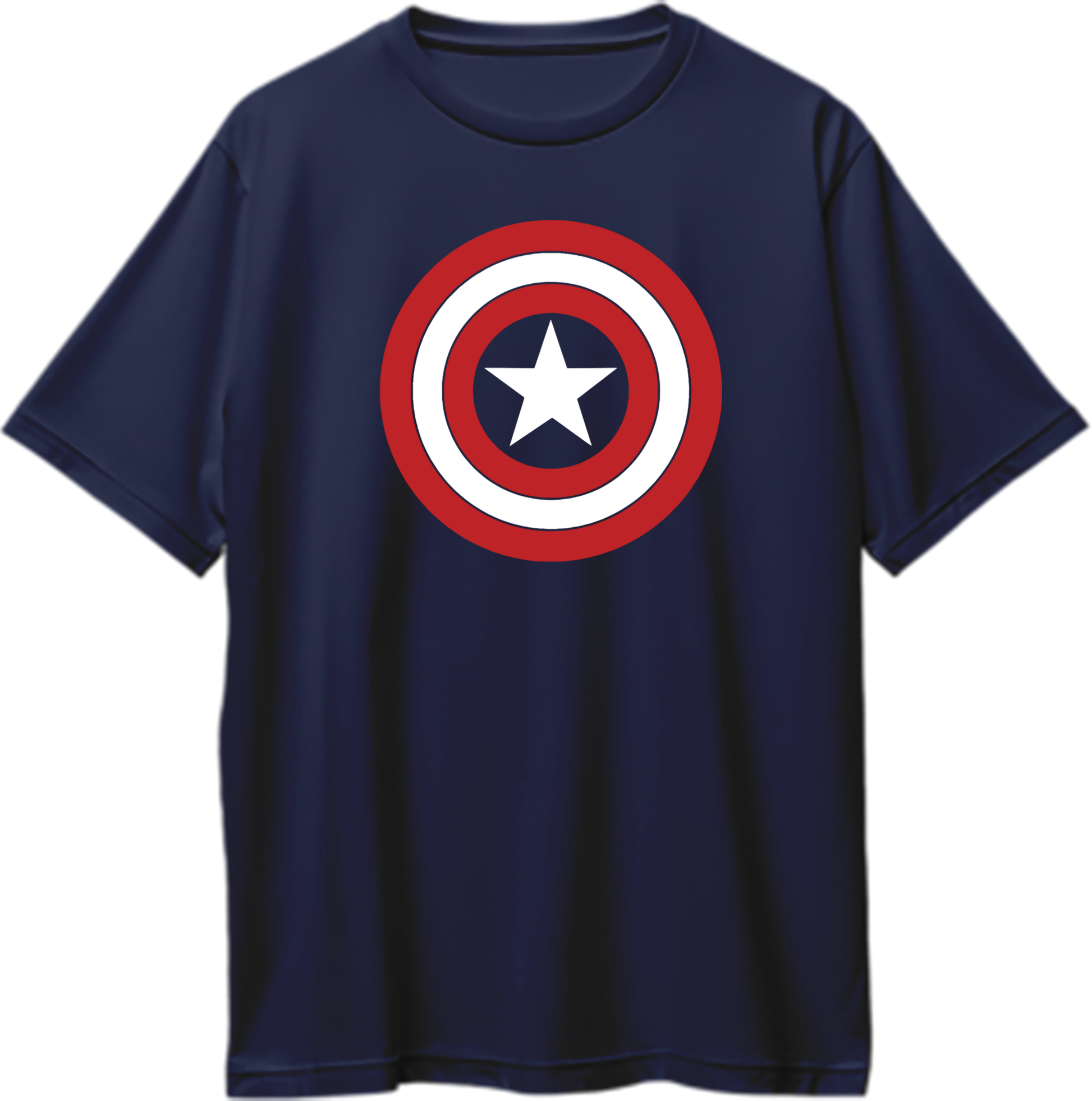 Oversized unisex t-shirt featuring an iconic shield design, symbolizing justice, bravery, and heroism