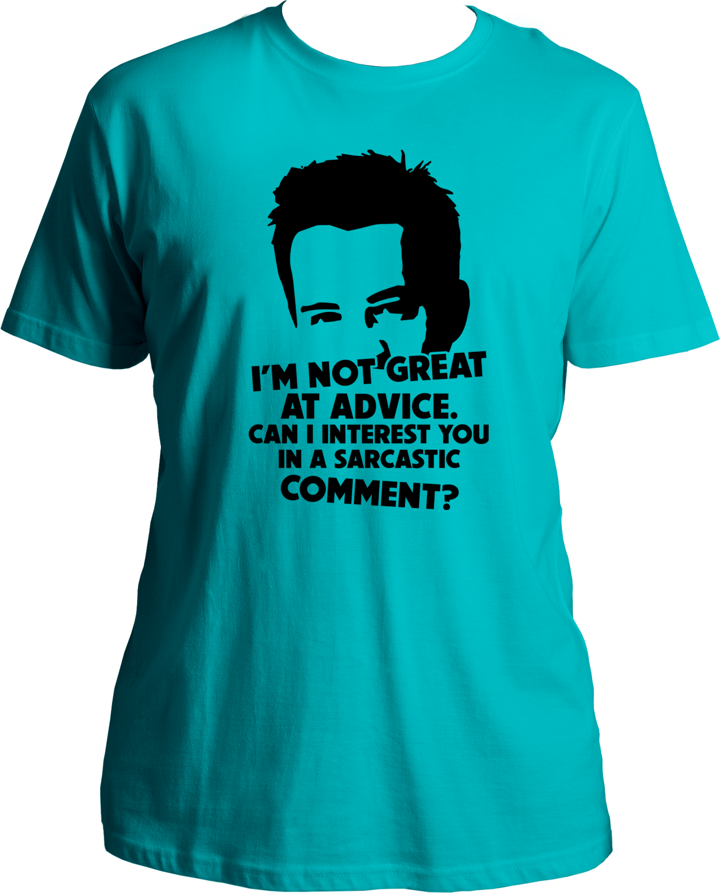Step into the world of iconic TV humor with our F.R.I.E.N.D.S collection, featuring the witty Chandler Bing on our Round Neck T-shirt! Immerse yourself in Chandler's sarcastic charm with the legendary quote, "I AM NOT GREAT ADVICE. CAN I INTEREST YOU IN A SARCASTIC COMMENT?" – a perfect fusion of humor and style.