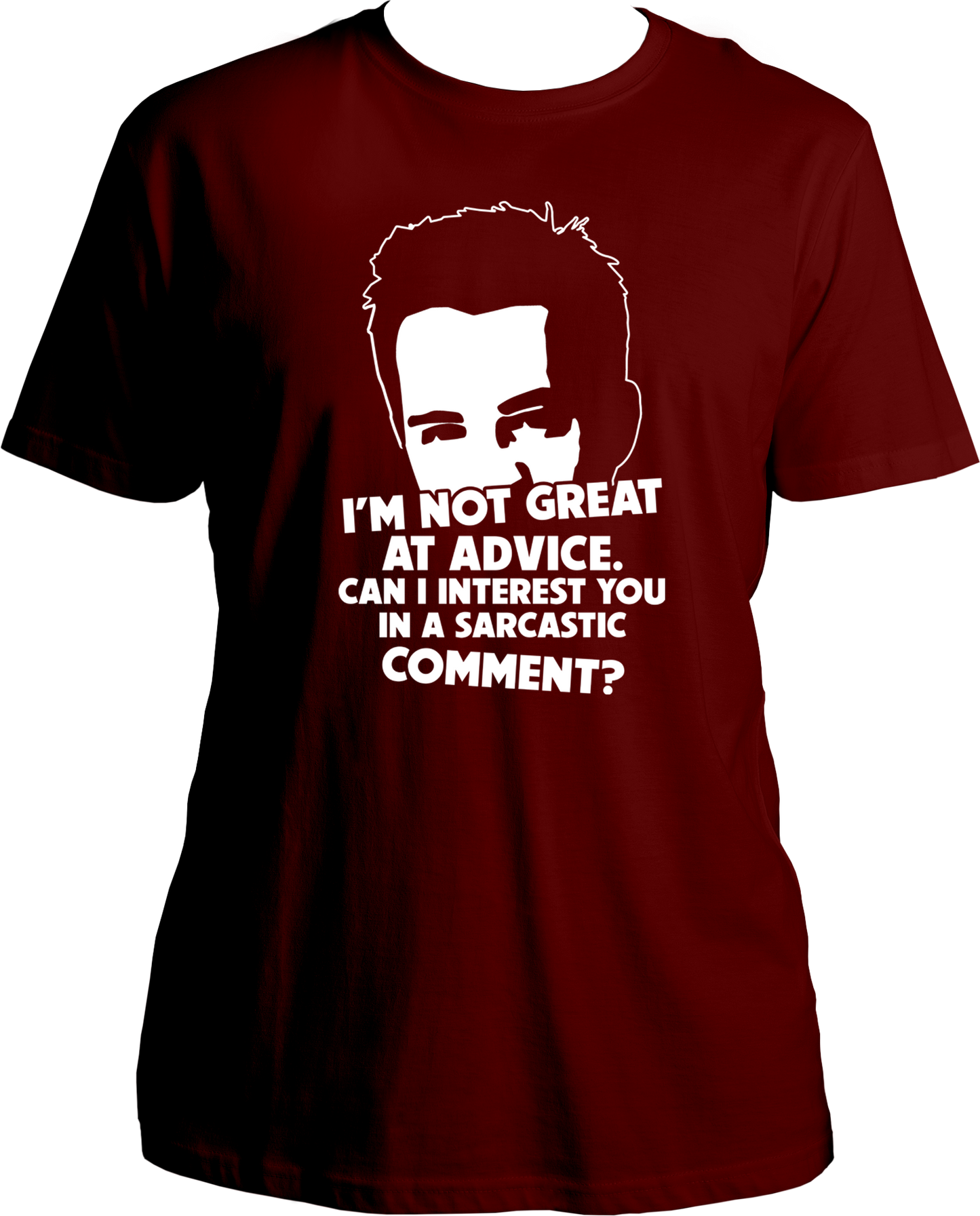Step into the world of iconic TV humor with our F.R.I.E.N.D.S collection, featuring the witty Chandler Bing on our Round Neck T-shirt! Immerse yourself in Chandler's sarcastic charm with the legendary quote, "I AM NOT GREAT ADVICE. CAN I INTEREST YOU IN A SARCASTIC COMMENT?" – a perfect fusion of humor and style.