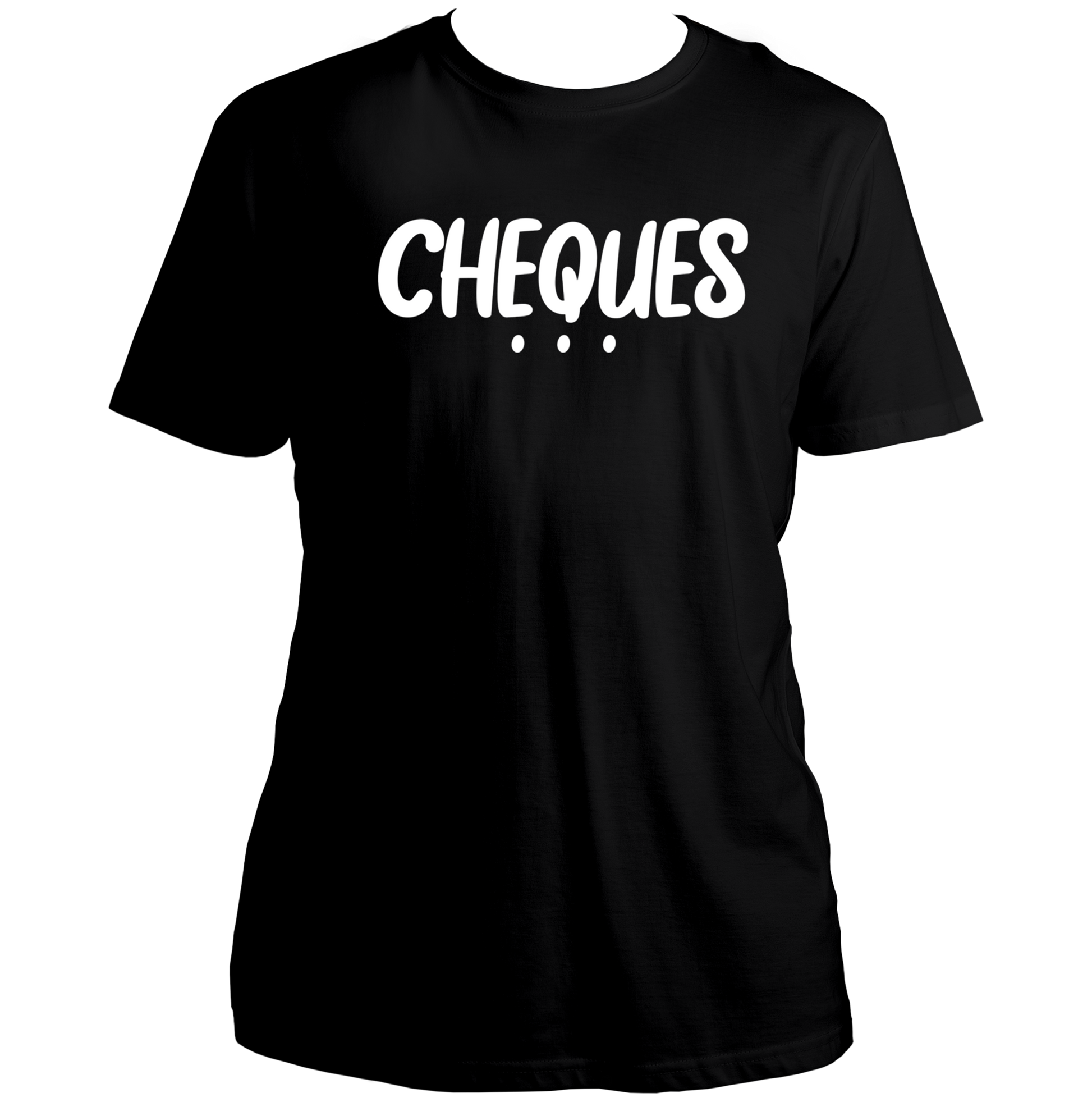 Black Cheques Unisex T-Shirt with Punjabi music-inspired text print by Garrari