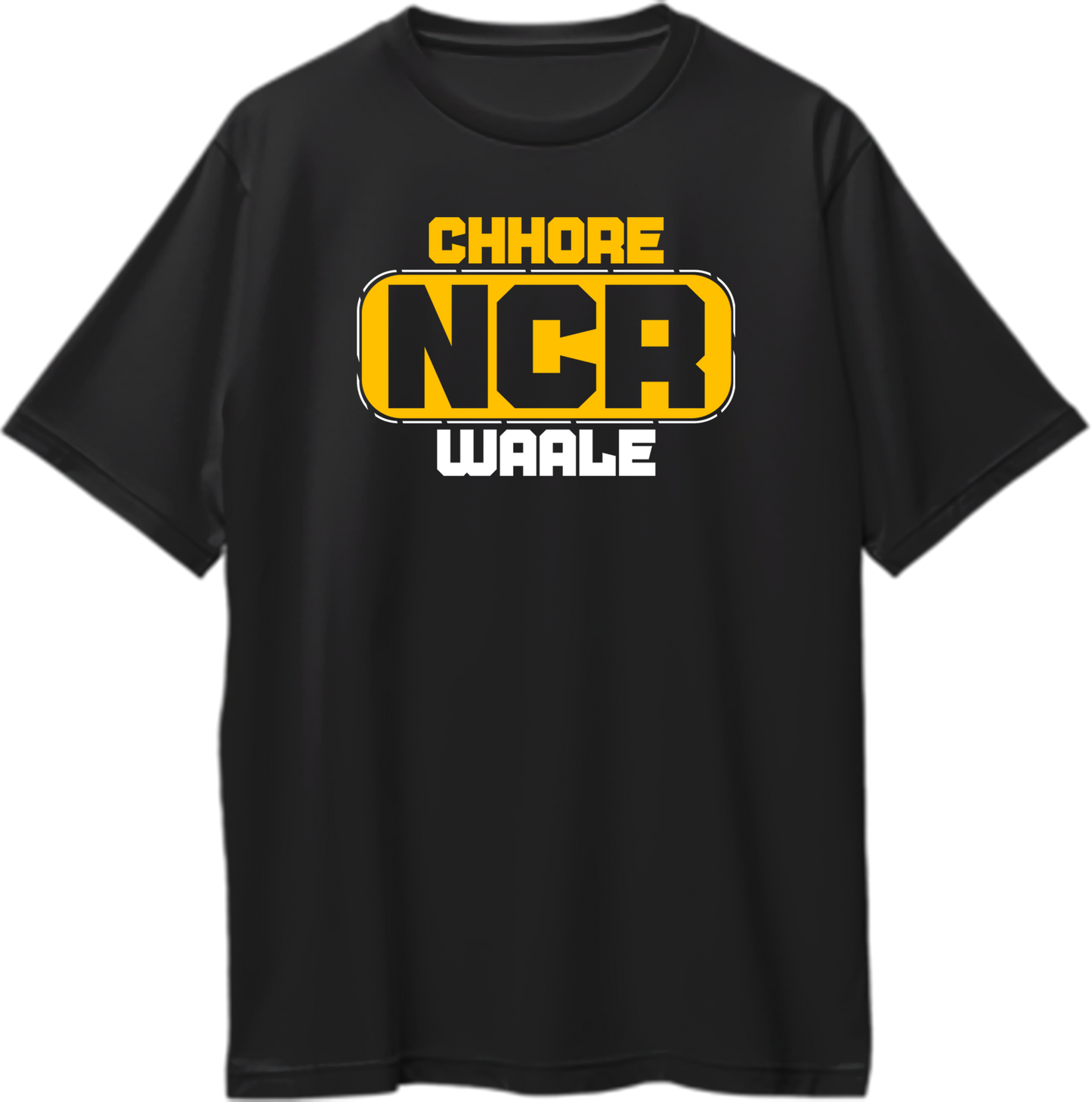 Chhore NCR Waale Oversized Unisex T-Shirt inspired by MC Square and Paradox’s viral performance on MTV Hustle, perfect for desi hip-hop fans.