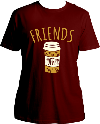 Start your day off right with a Coffee Friends t-shirt! Everyone knows that coffee is a loyal companion and the perfect way to start any morning. Show your appreciation for your favorite caffeinated beverage with one of these fun, unisex t-shirts! Get yours now and start sippin' in style!