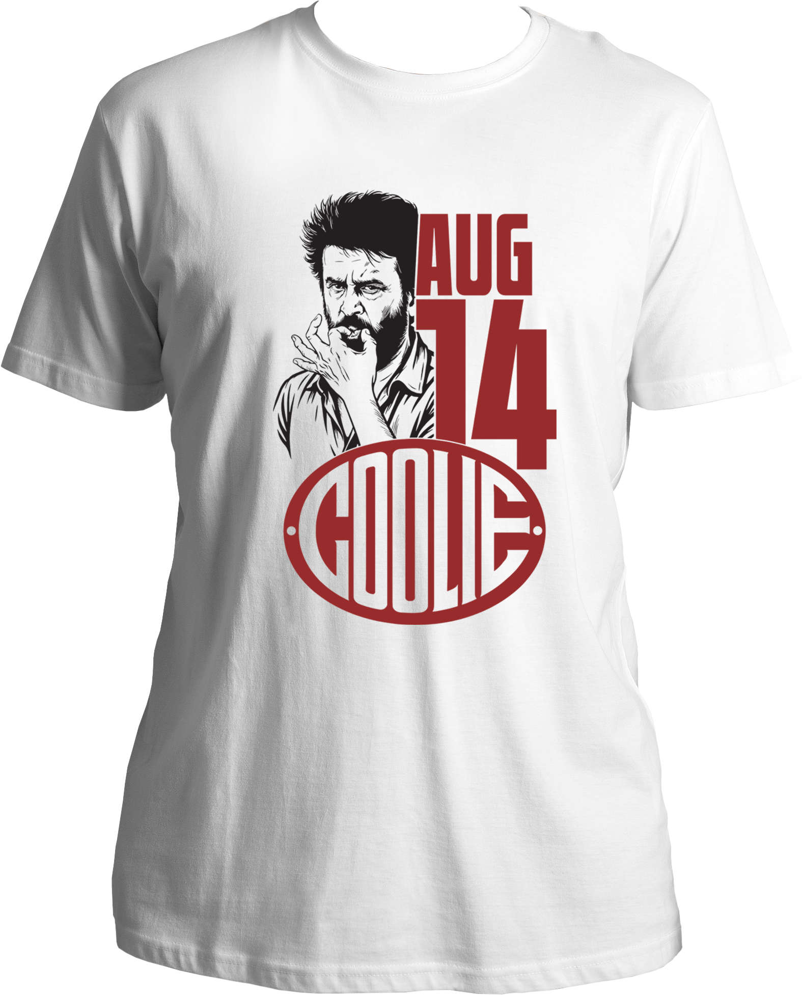 Coolie Aug 14 Unisex T-Shirt – premium cotton graphic tee for movie fans