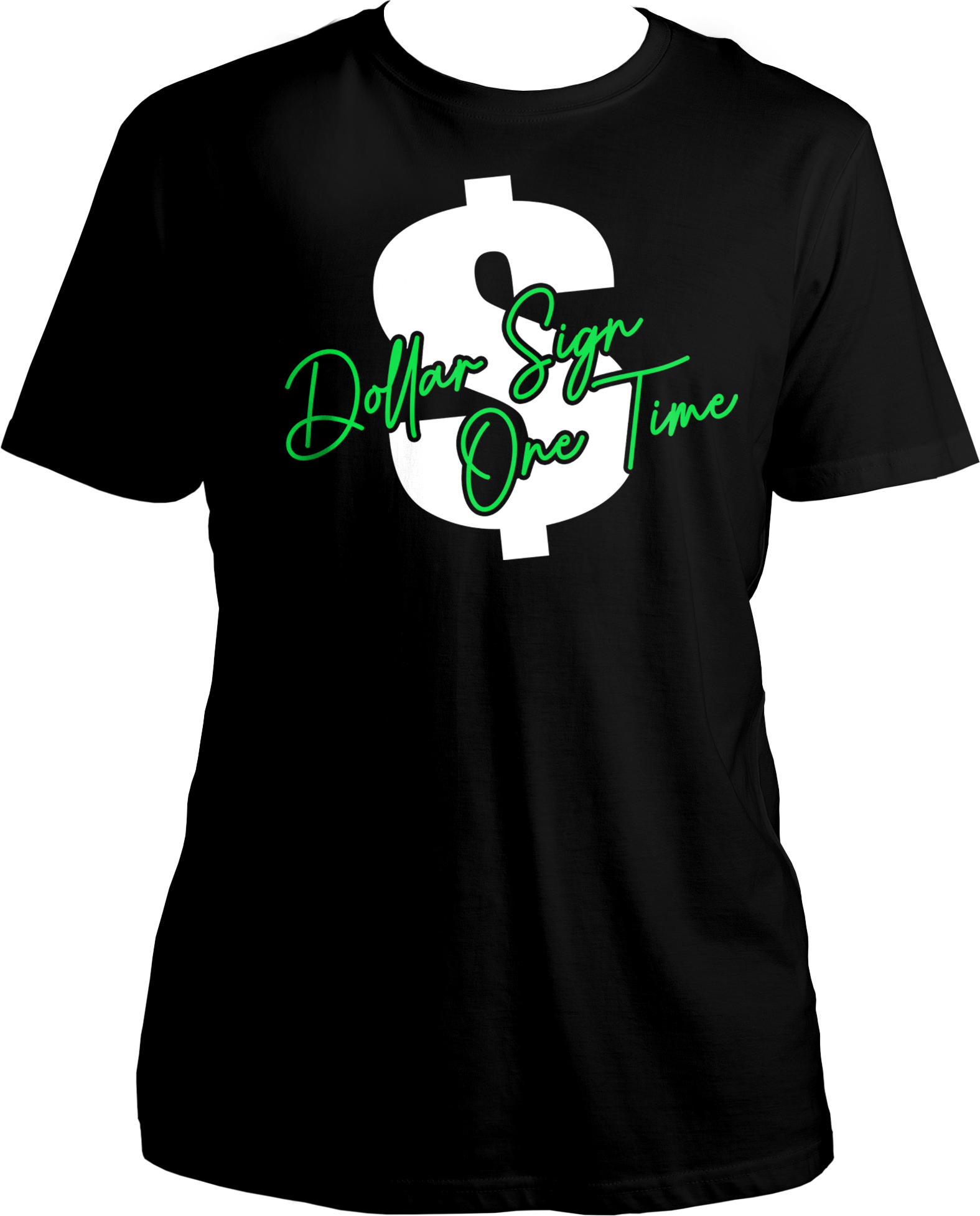 Elevate your streetwear game with the Dollar Sign One Time Unisex Cotton T-Shirt, inspired by Krsna's iconic track. Perfect for true fans of Desi hip-hop, this T-shirt is designed to showcase your love for Krsna’s sharp lyrics and impactful storytelling.