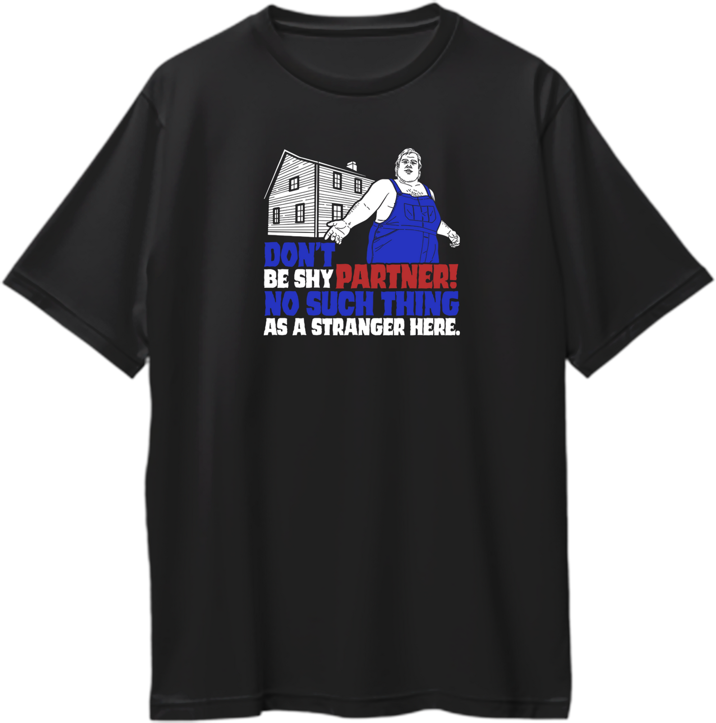 Don’t Be Shy, Partner – Bray Aberdeen RDR2 Oversized Unisex T-Shirt