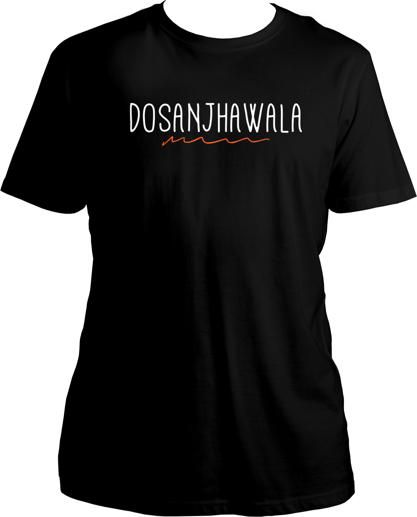 Introducing our exclusive DOSANJHAWALA Unisex T-Shirt, crafted for true fans of the legendary Diljit Dosanjh! Made from pure cotton for ultimate comfort, this tee is not just a piece of clothing but a symbol of admiration for Diljit's unmatched talent and charisma.