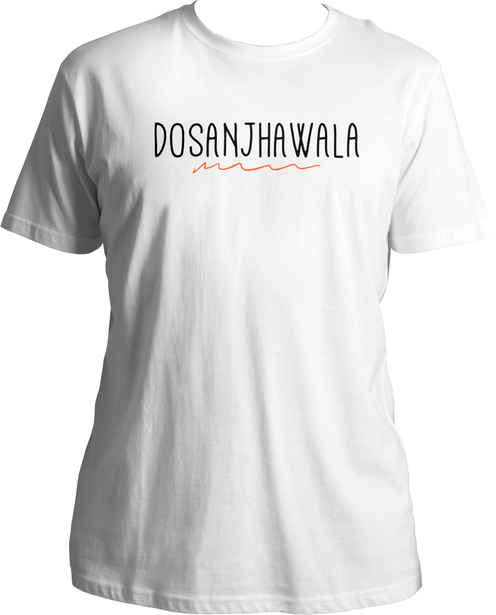 Introducing our exclusive DOSANJHAWALA Unisex T-Shirt, crafted for true fans of the legendary Diljit Dosanjh! Made from pure cotton for ultimate comfort, this tee is not just a piece of clothing but a symbol of admiration for Diljit's unmatched talent and charisma.