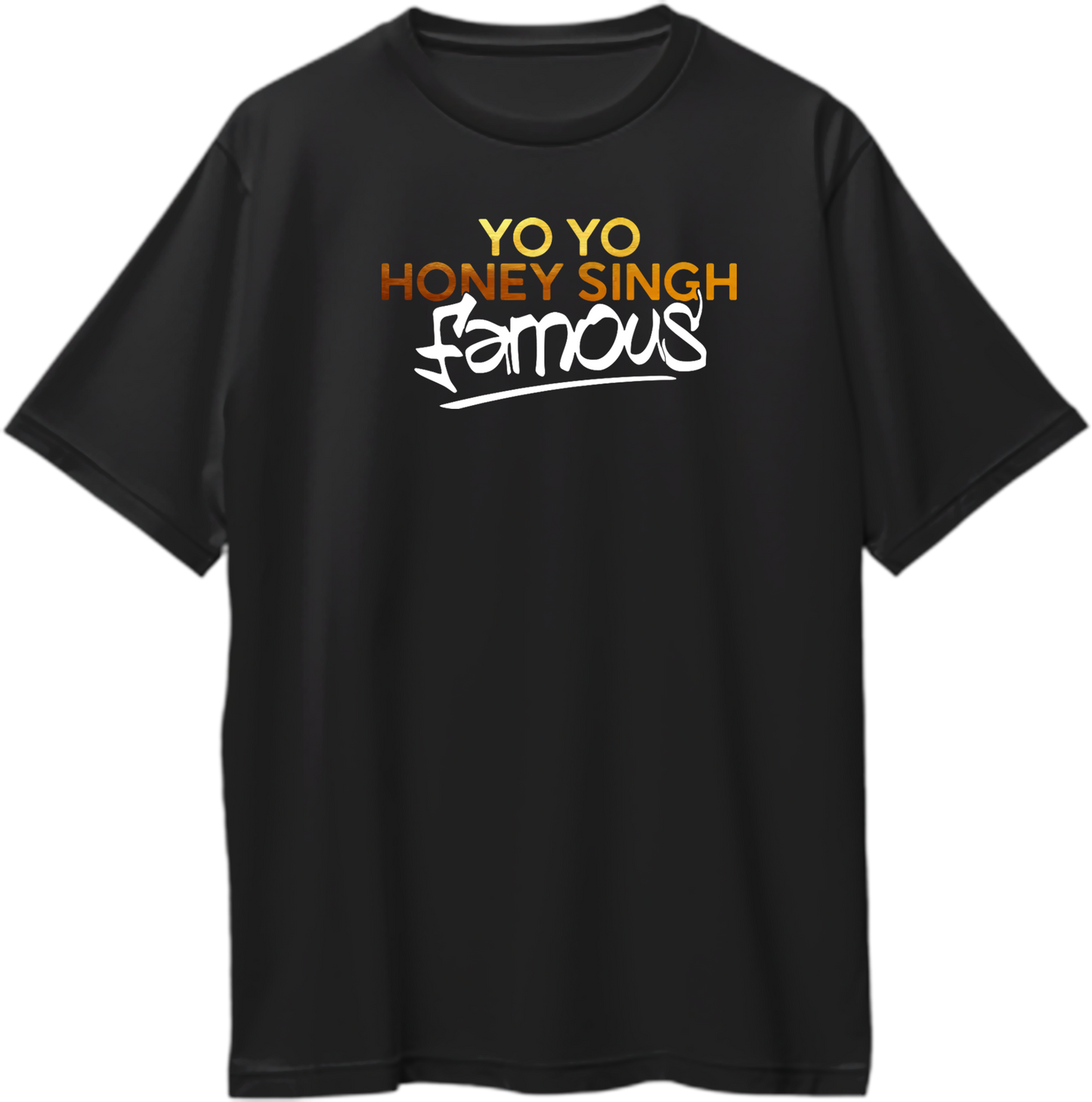 Yo Yo Famous Oversized Unisex T-Shirt – Limited edition oversized fan tee inspired by Yo Yo Honey Singh. Grab yours now at Garrari.com!