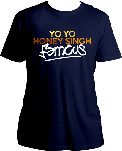 Yo Yo Famous Unisex T-Shirt – Limited edition Yo Yo Honey Singh fan T-shirt, inspired by his legendary hip-hop journey. Available now at Garrari.com!