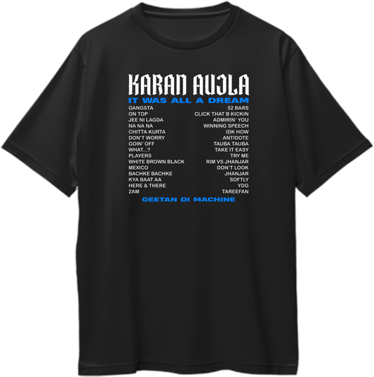 Geetan Di Machine Karan Aujla Oversized Unisex T-Shirts