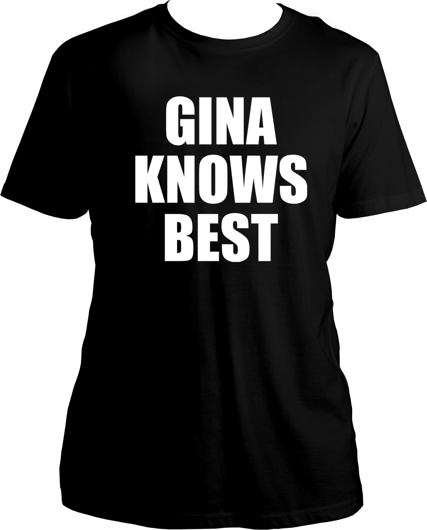 Welcome to our T-shirt universe, where fandom meets fashion! Introducing our Unisex Cotton T-shirt from the TV Shows category, specifically under the Brooklyn Nine-Nine subcategory. Get ready to flaunt your love for the show with our hilarious "Gina Knows Everything" print!