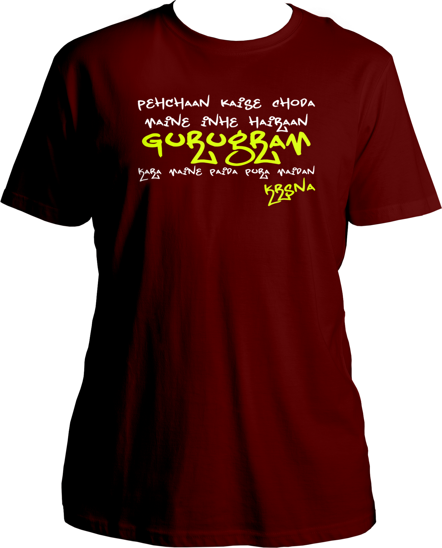 Get ready to elevate your style with the KR$NA Khatta Flow Unisex Cotton T-Shirt, a must-have for all true fans of the hip-hop legend. Featuring the iconic lines "Pehchaan kaise choda maine inhe hairaan" from KR$NA’s electrifying verse in the song "Khatta Flow," this tee embodies the bold and impactful spirit of his music.