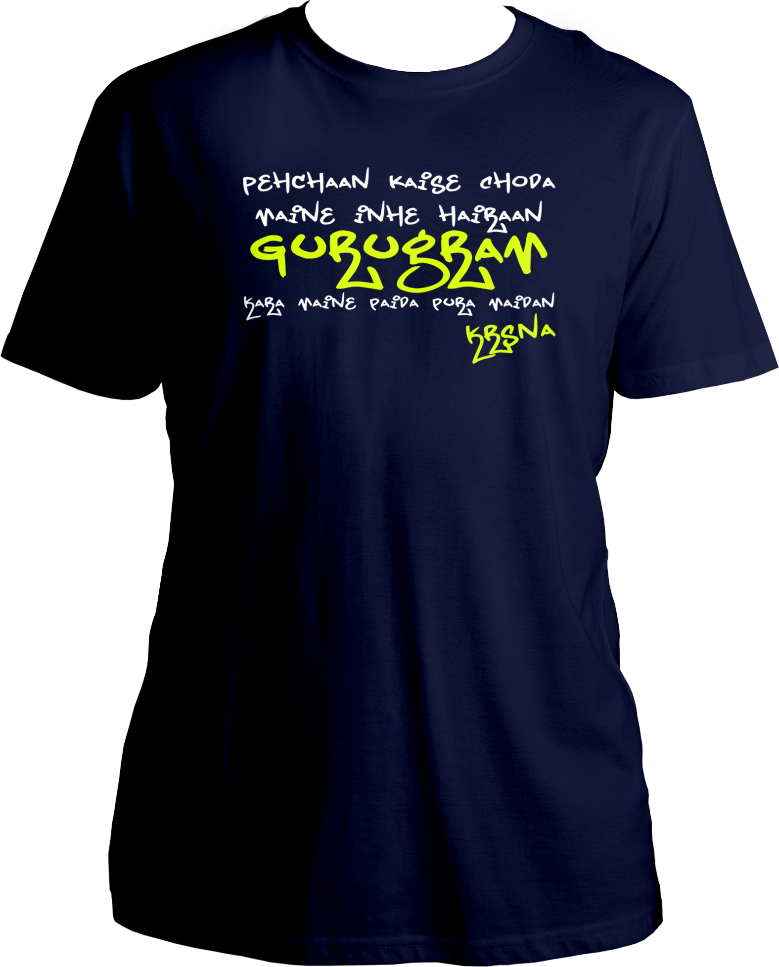 Get ready to elevate your style with the KR$NA Khatta Flow Unisex Cotton T-Shirt, a must-have for all true fans of the hip-hop legend. Featuring the iconic lines "Pehchaan kaise choda maine inhe hairaan" from KR$NA’s electrifying verse in the song "Khatta Flow," this tee embodies the bold and impactful spirit of his music.