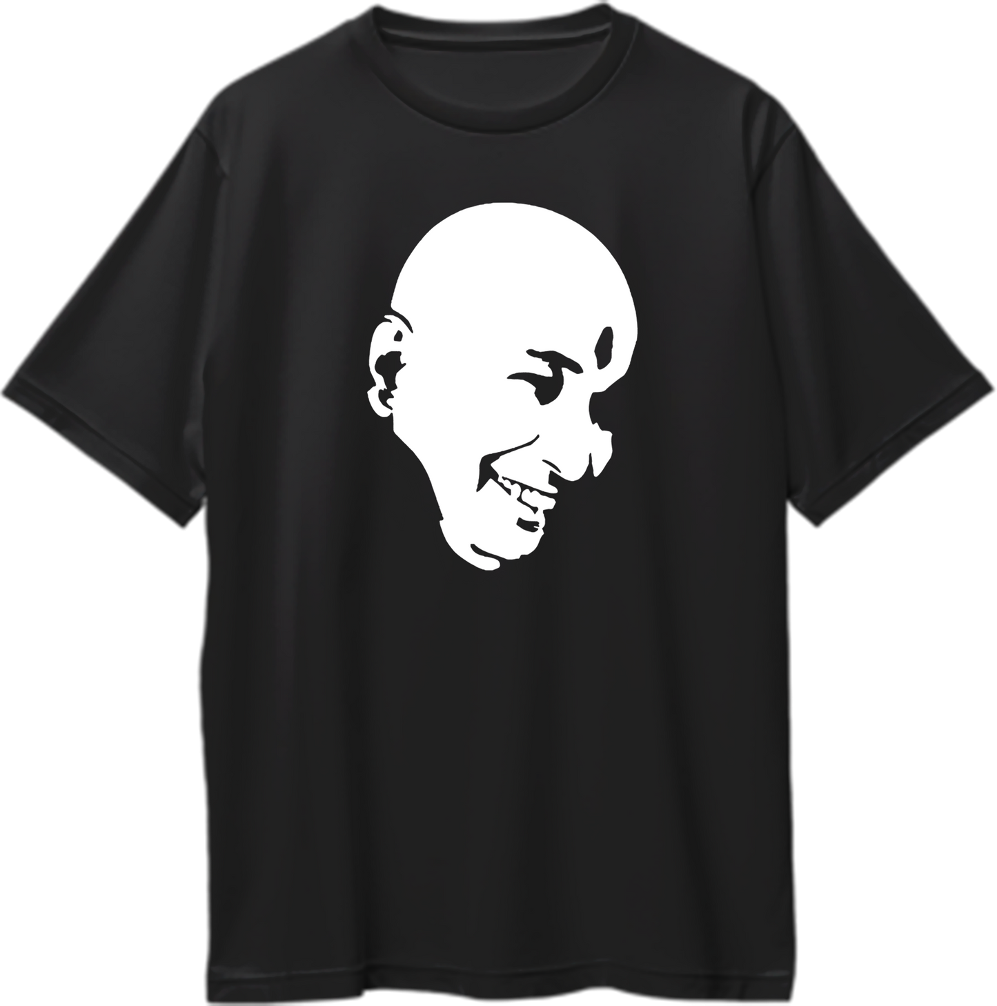 Guruji oversized T-shirt with Guruji smiling face portrait print by Garrari