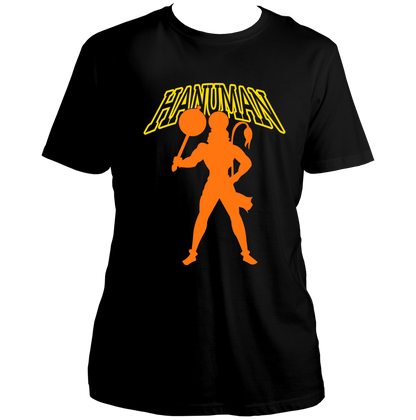 Black Hanuman Ji unisex T-shirt with Lord Hanuman print by Garrari