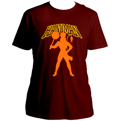 Maroon Hanuman Ji unisex T-shirt with Bajrangbali print by Garrari