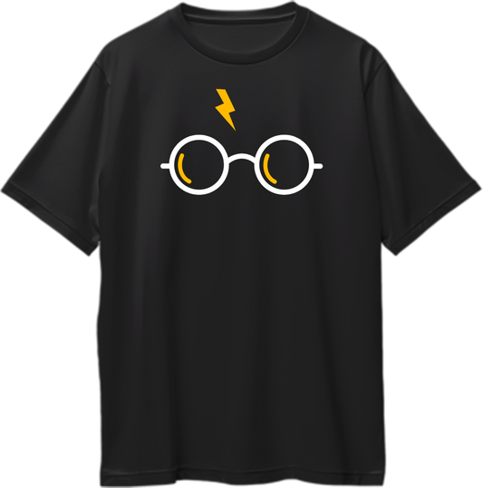 The Boy Who Lived t-shirt, Harry Potter oversized t-shirt, Potterhead fan apparel, unisex Harry Potter tee, Hogwarts clothing, magical t-shirts.