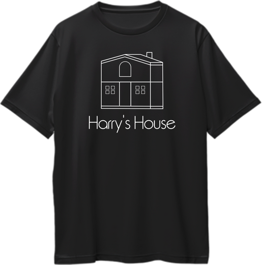 Harry’s House Oversized Unisex T-Shirt, inspired by Harry Styles' album, perfect for fans of his music and style.