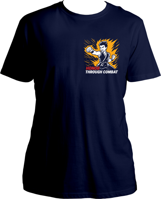 Honor Through Combat Anime Karate Unisex T-Shirts