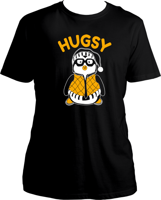 Step into the world of F.R.I.E.N.D.S with our Round Neck T-shirt featuring Joey's cherished companion - Hugsy the toy penguin! 🐧💙 Relive the hilarious moments as Joey's love for Hugsy unfolds on this tee, capturing the essence of their unforgettable friendship. Wear it proudly and let your fandom shine! 📺✨ #FriendsForever #JoeyAndHugsy #ClassicTVFashion