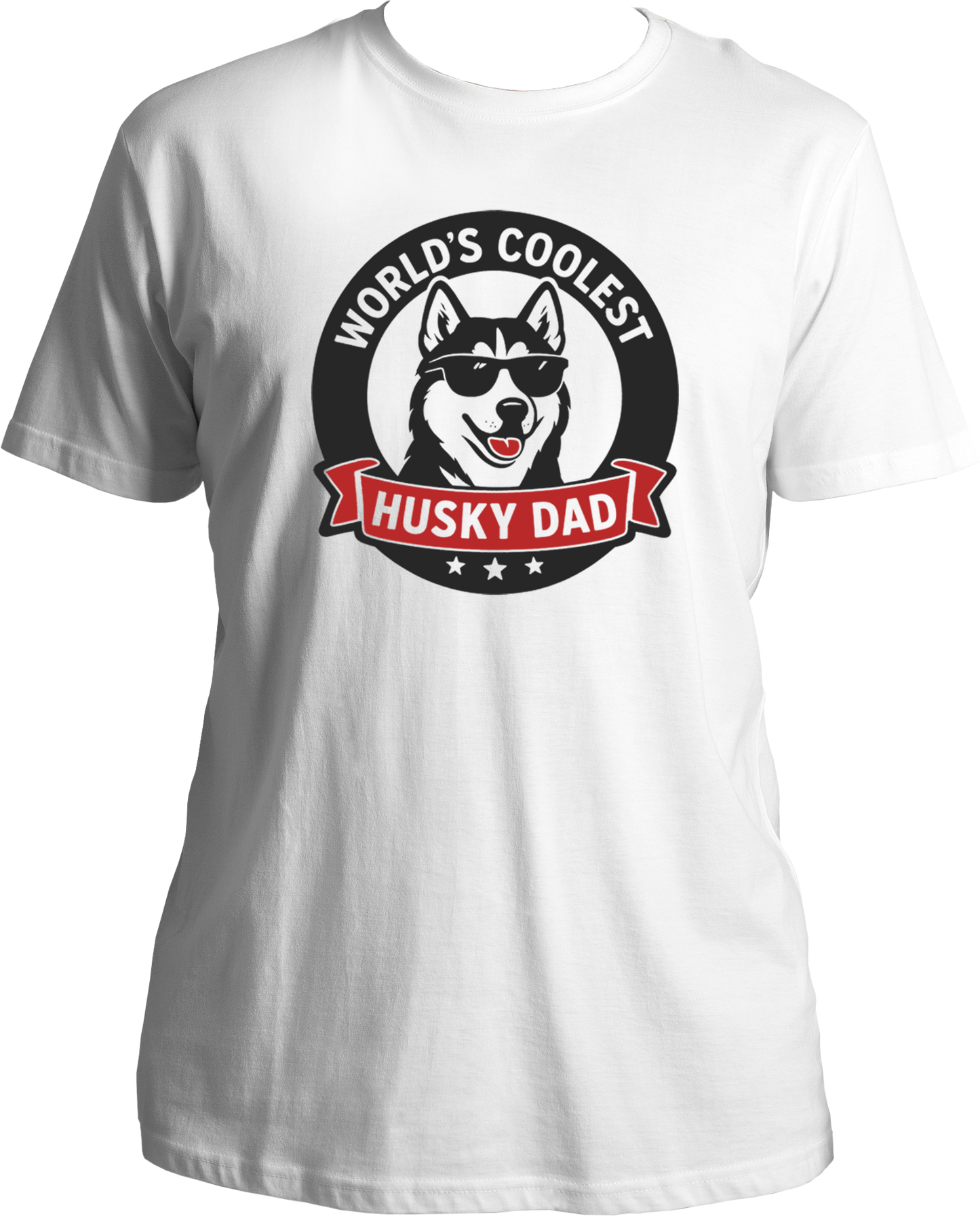 World’s Coolest Husky Dad unisex regular fit tee