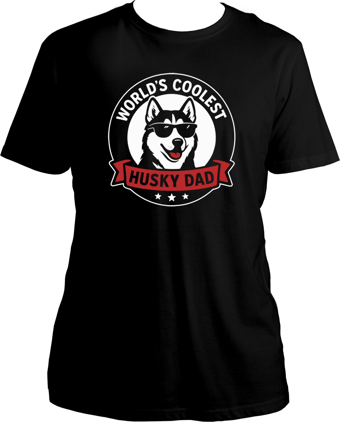 World’s Coolest Husky Dad unisex regular fit tee